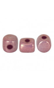 Les perles par Puca® Minos beads Opaque mix violet/gold ceramic look 03000/14496